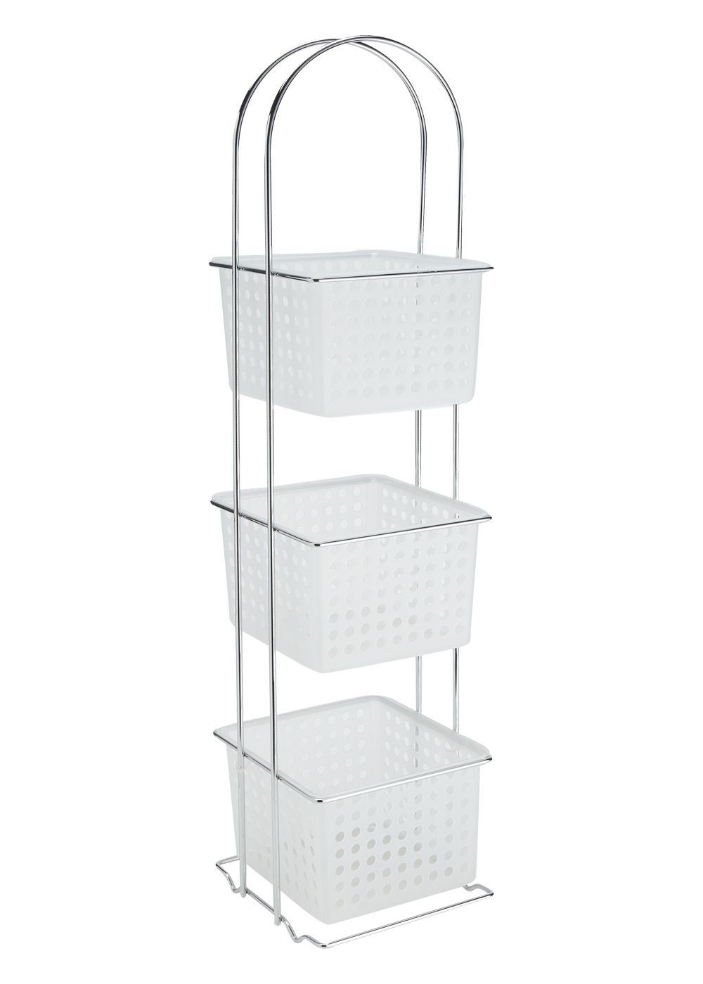 bathroom caddies 3 tier bathroom caddy (20cm x 19cm x 84cm) - matalan UHZUAGW