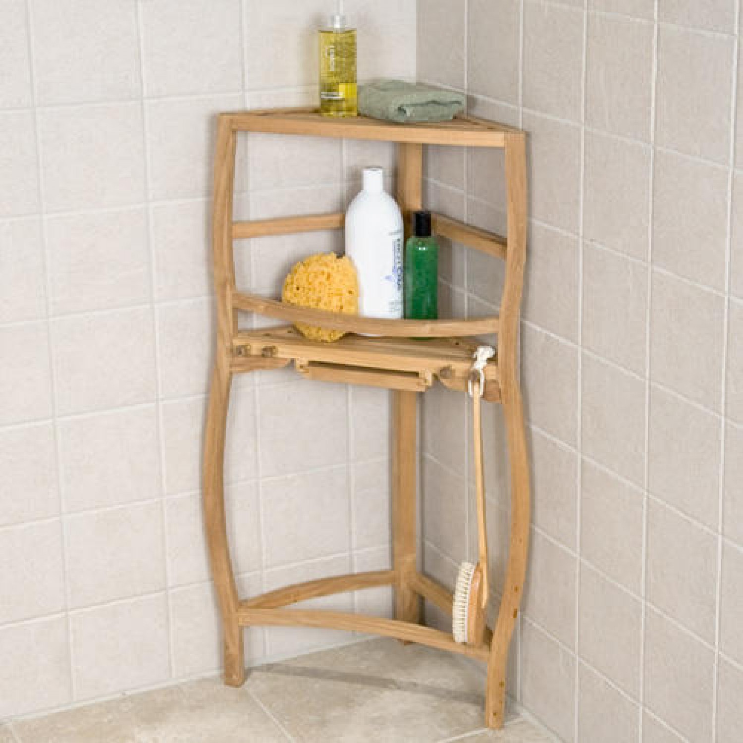 bathroom caddies inexpensive teak shower caddy KHSRPYE