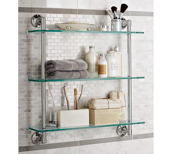 Bathroom Glass Shelves To Enhance Your House