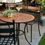 Bistro Sets coral coast terra cotta mosaic bistro set - walmart.com HZEMQWN