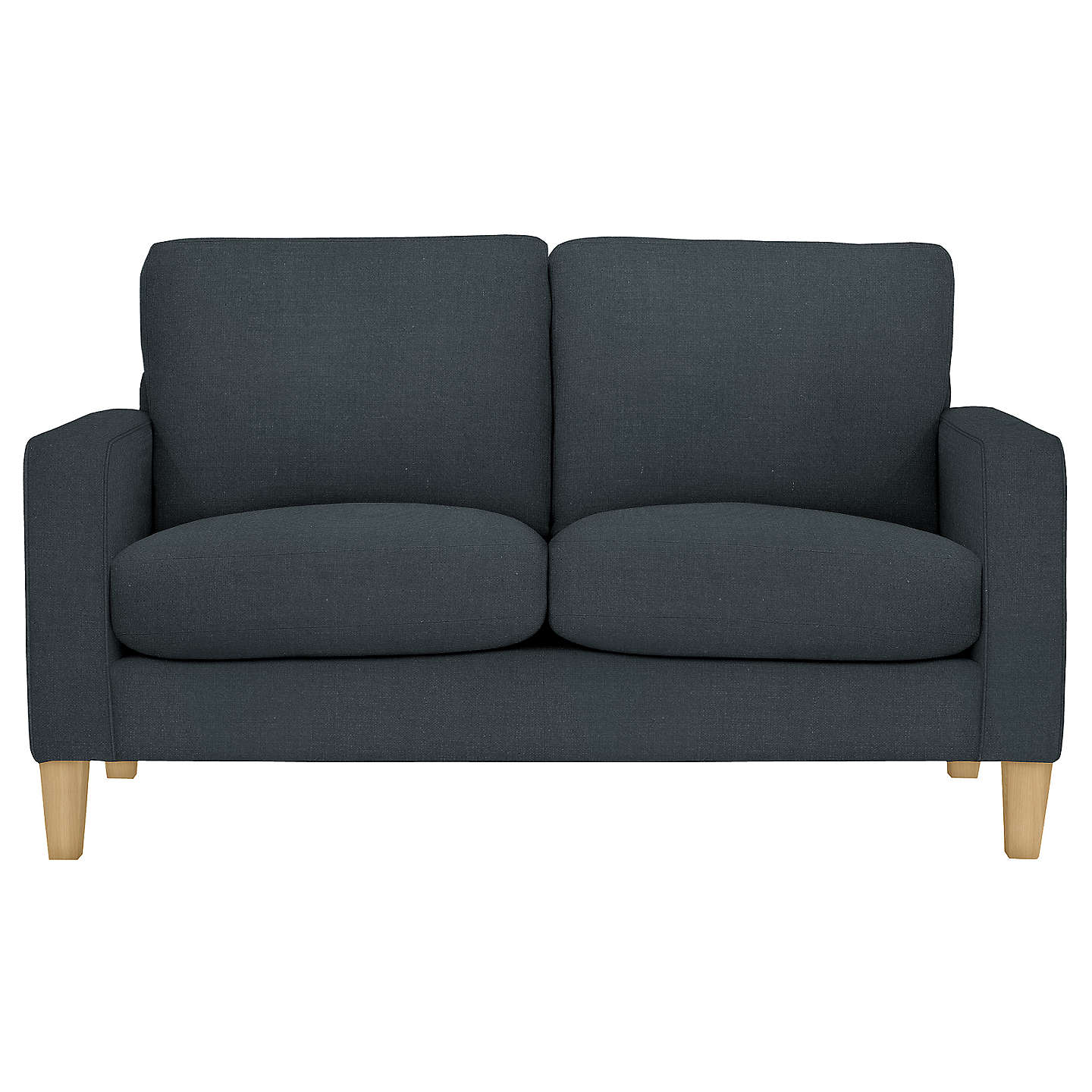 buyjohn lewis the basics jackson small 2 seater sofa, light leg, grey JHNILZO