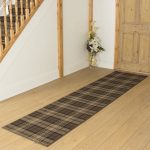 carpet runners tartan brown hallway carpet runner KJSUZCE