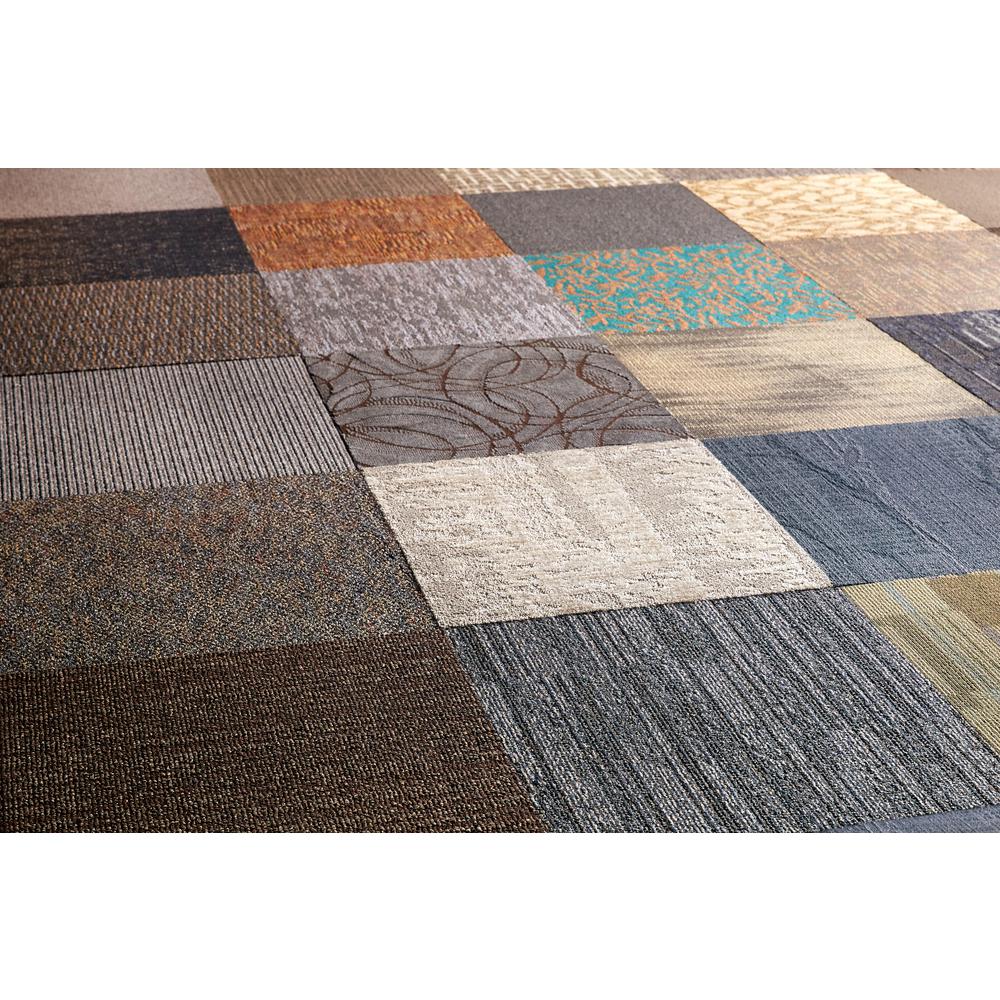 carpet tiles versatile assorted commercial pattern 24 in. x 24 in. carpet tile (10 tiles CGWTHAR