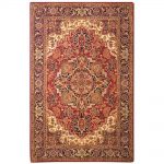 classic rugs safavieh classic red/navy 6 ft. x 9 ft. area rug SJELFSX