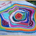 crochet rag rug rag rug crochet tutorial BVUBBUT