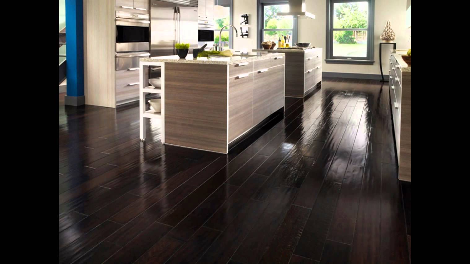 dark hardwood floors | dark hardwood floors and dark kitchen cabinets IYLXODF