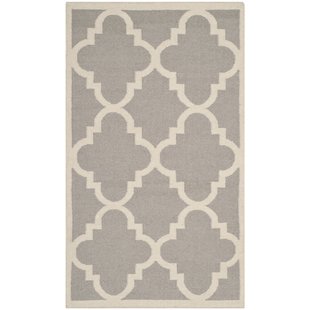 dhurrie rugs dhurries dark grey/ivory area rug PGYVVSF