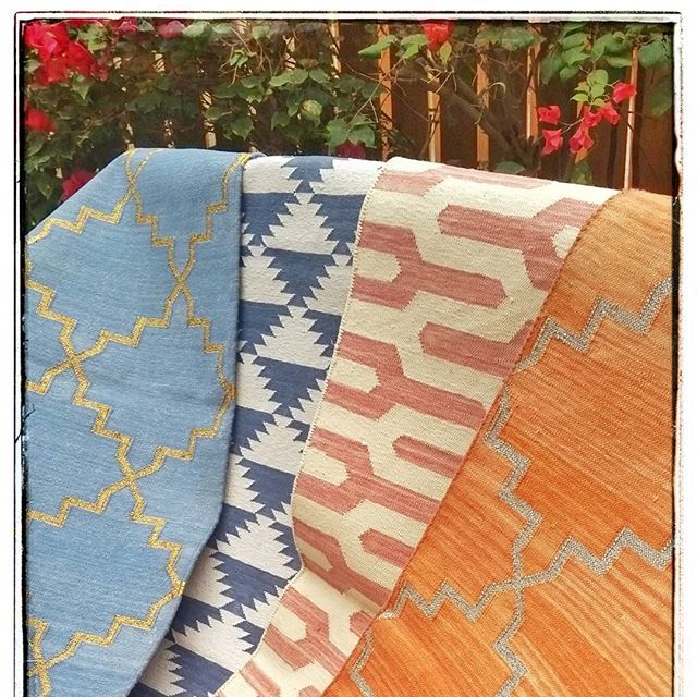 dhurrie rugs our first handloomed dhurries sail out today #dhurrie #rugs #dubai #uae # IPRMPRI