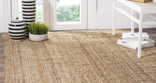 floor rugs amazon.com: safavieh natural fiber collection nf447a hand woven natural  jute area rug YUIIEJS