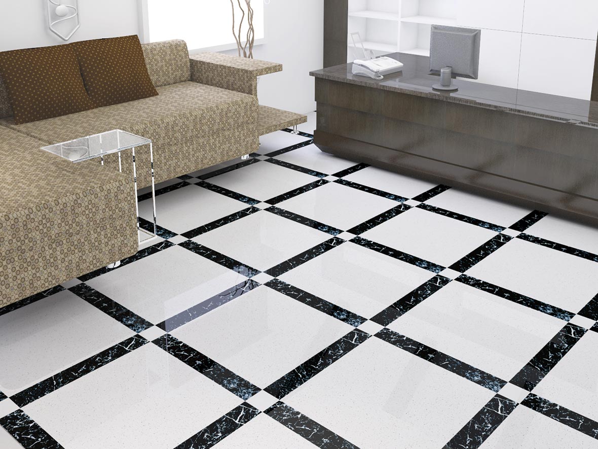Various flooring tiles