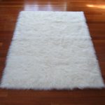 Fur rug snowy white polar bear rectangular white sheepskin faux fur rug - 3u0026#x27;3 UUWTQRY