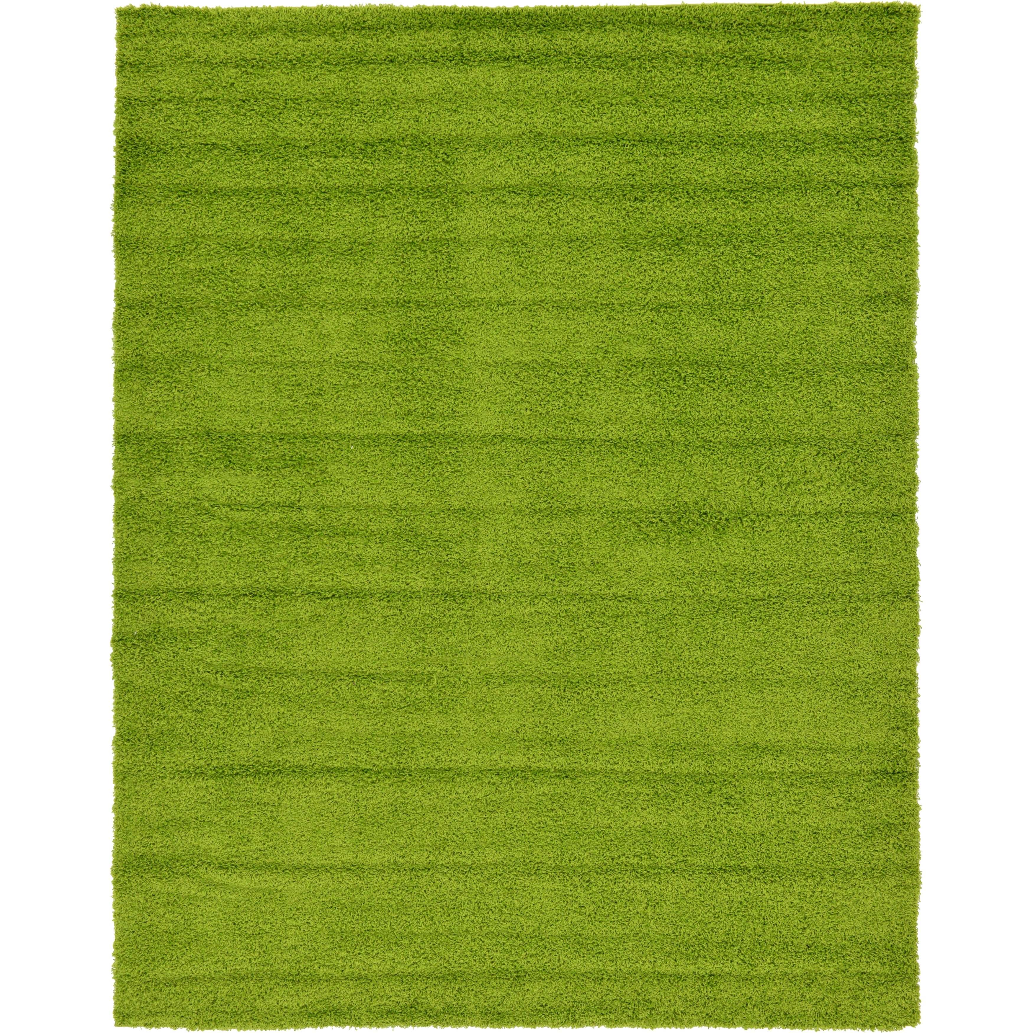 green rug unique loom solid shag area rug - 9u0027 x 12u0027 (option: grass TMDFSMW