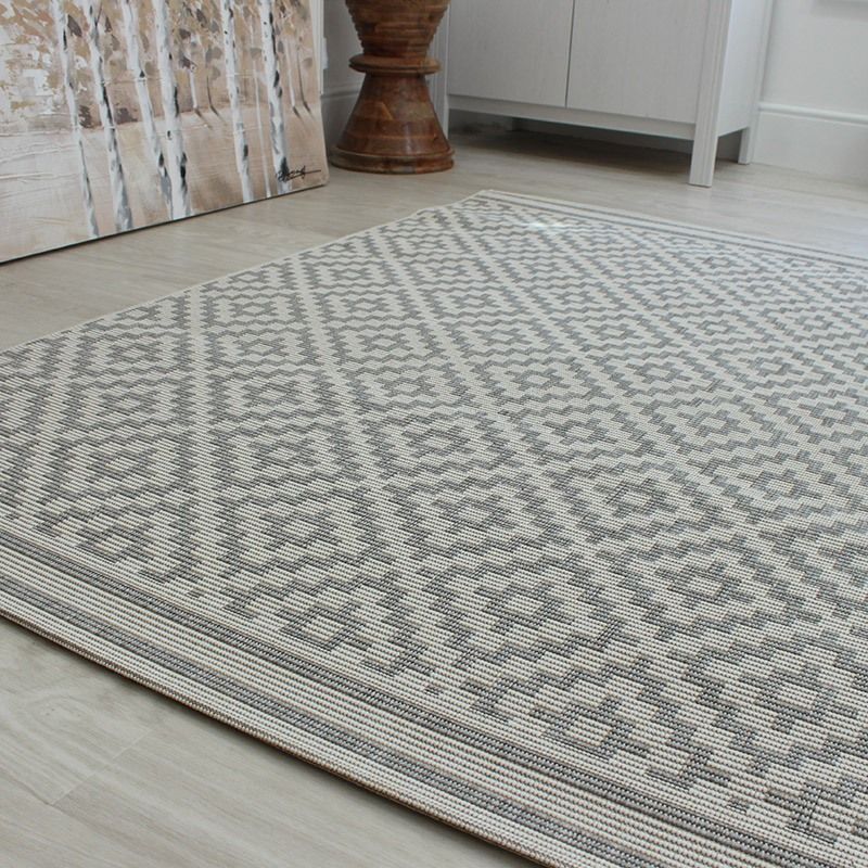 Grey rugs ideal for conservatories, kitchens and dining areas patio is a flat weave CKJQPHE