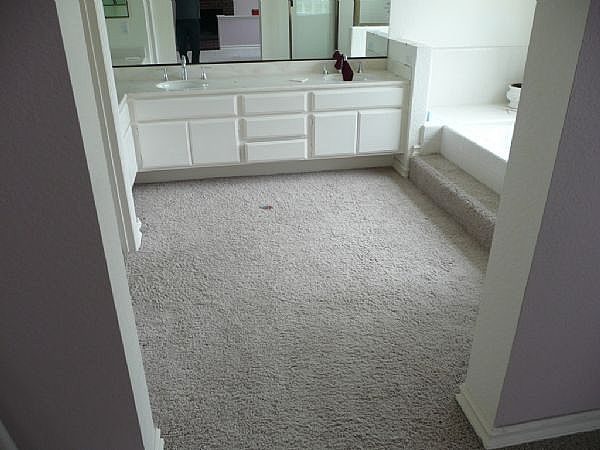 how to lay a bathroom carpet - no glue | ehow ZBWTGGS