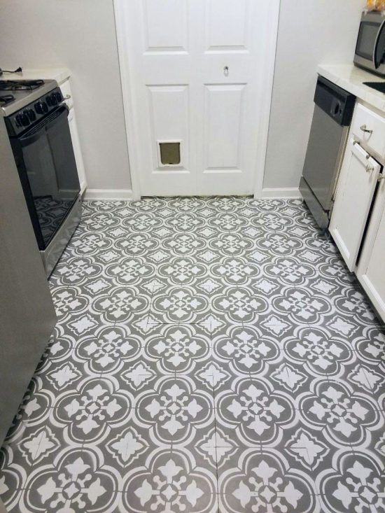 how to paint linoleum flooring SHETRXB