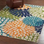 Indoor outdoor rugs nourison aloha multicolor 8 ft. x 11 ft. indoor/outdoor area rug OAAZYAI