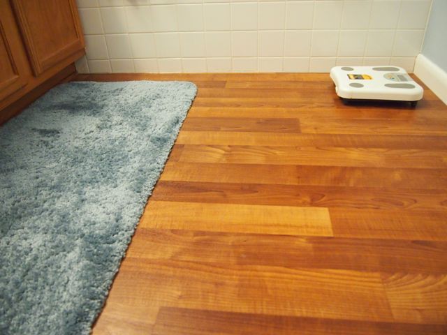 introduction: bathroom linoleum flooring replacement project BUQWQWV