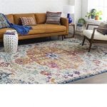 jahiem saffron/blue area rug JOXDAYA