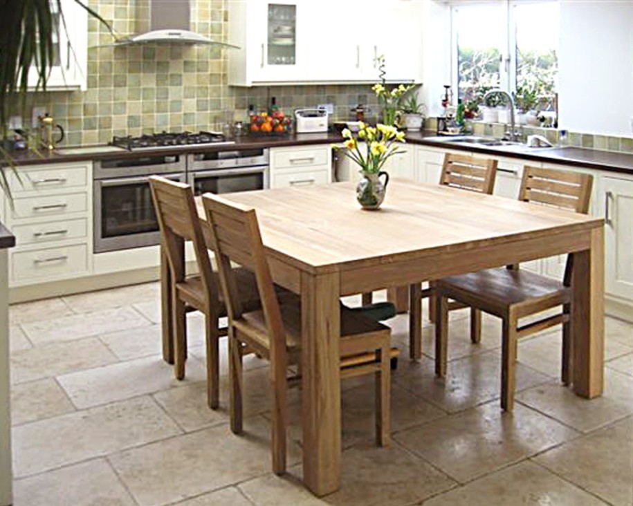 Kitchen and Dining Room Tables classic square dining table with leaf XBPZVKE