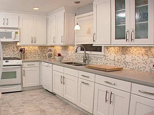 Kitchen Tile Ideas kitchen tile ideas with white cabinets GRNISNM