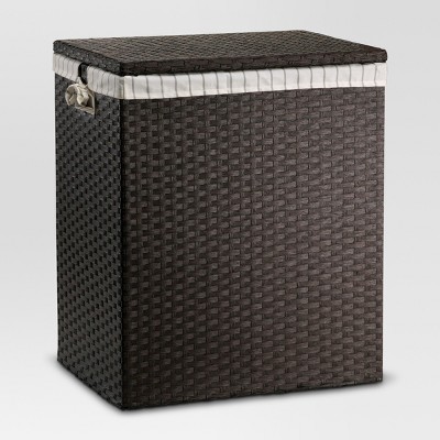 Laundry Basket lined hamper - dark brown weave - threshold™ : target HFWMCUP