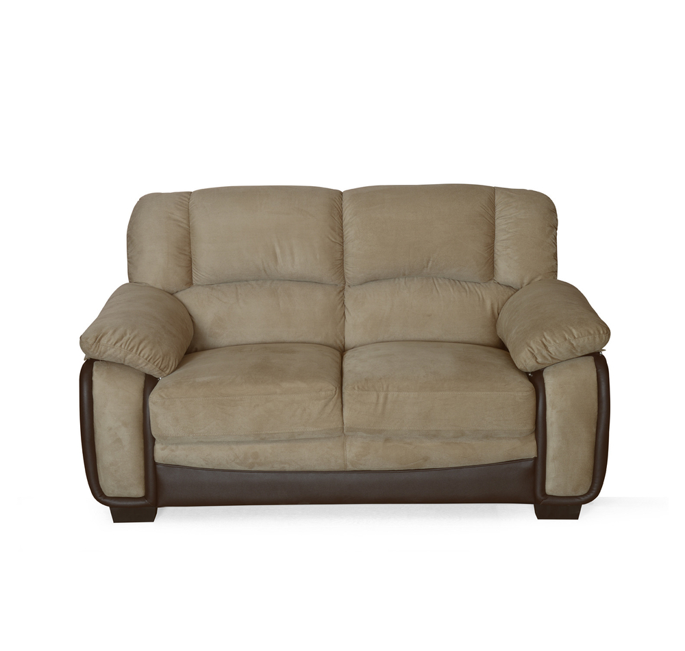 mimosa 2 seater sofa - @home by nilkamal, honey brown WCNEXST