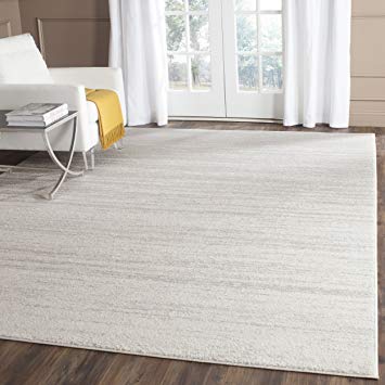modern area rugs safavieh adirondack collection adr113b ivory and silver modern area rug (9u0027  x FYVXOPO