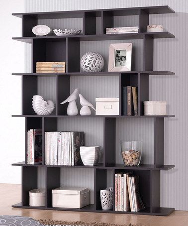 Modern Bookshelf love this dark brown tilson modern bookcase by baxton studio on #zulily! EXRTOOL