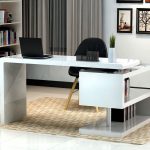 Modern Office Desk stunning modern home office desks with unique white glossy desk plus open BSVNGDP
