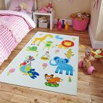 new kids rugs zoo animal names practice educational rug for classroom u0026 LOUZKNZ