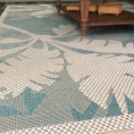 outdoor area rugs odilia coastal flora ivory/turquoise indoor/outdoor area rug TSLTRHI