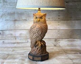 Owl Lamp vintage owl lamp mid century ... SJGQFEI