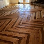 pallet wood floor chevron style pallet flooring more FSMIVPB