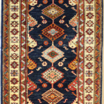 r8296 gorgeous caucasian kazak carpet runners ZQGWFVS