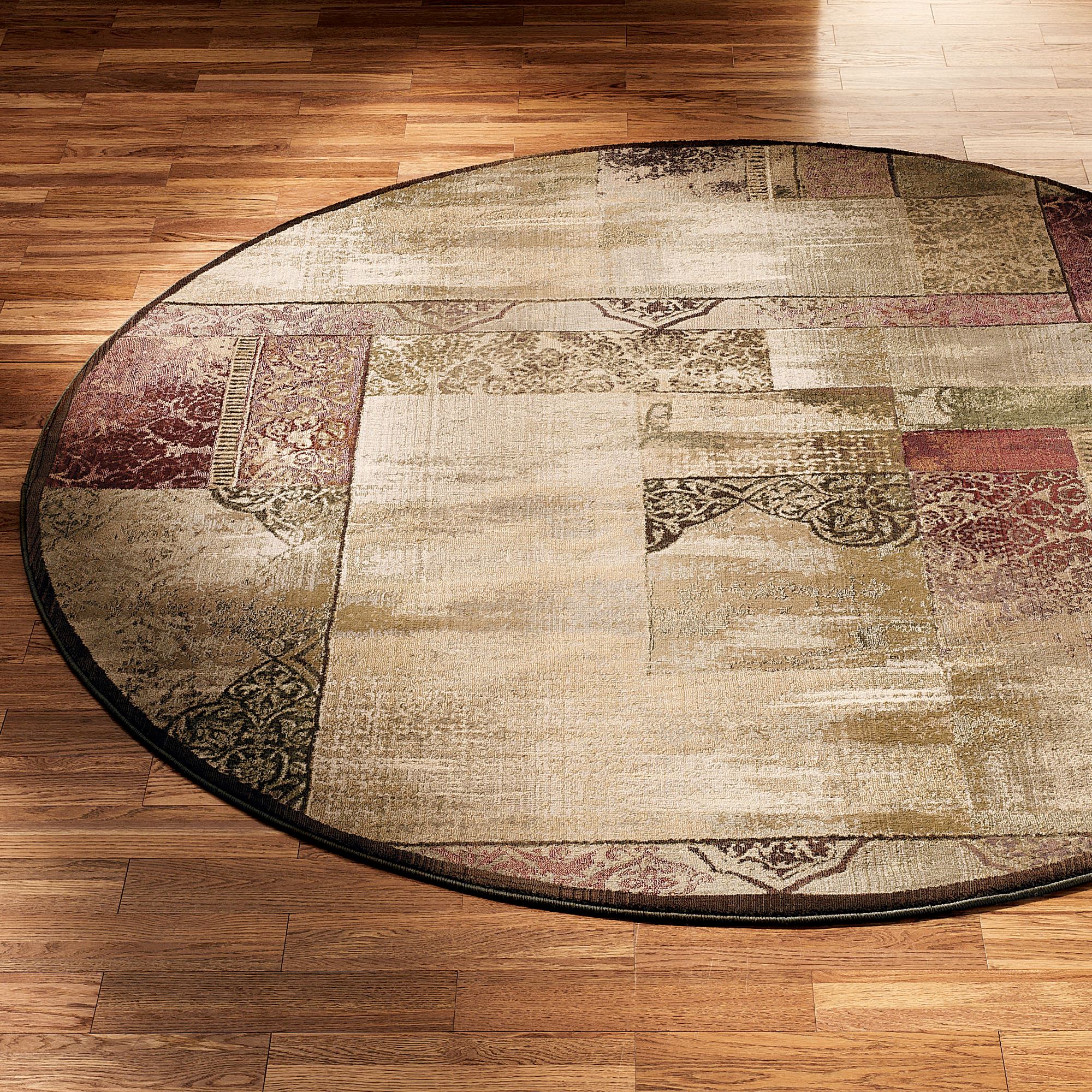 What are round area rugs?