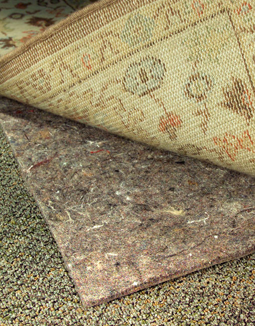 Use the right rug pad to prevent floor damage and prevent slips