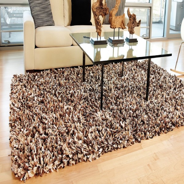 shag rugs ... espresso paper shag rug ... SYTEYSQ