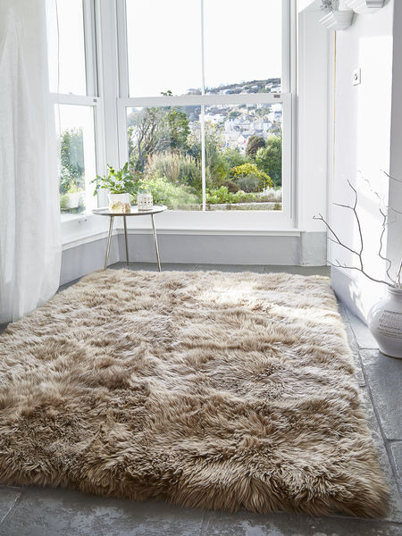 Sheepkin rugs luxurious xl sheepskin rug - caramel KFRZCGU