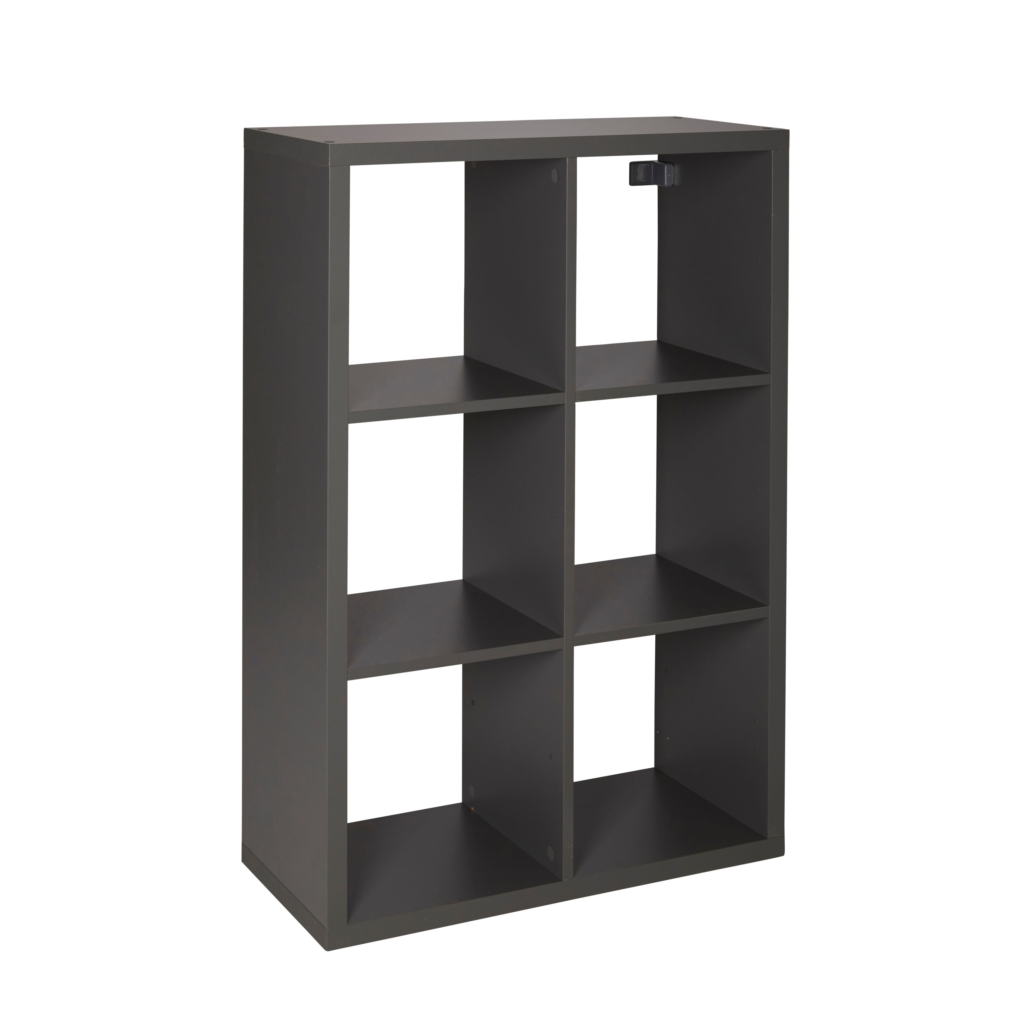 shelving units form mixxit grey 6 cube shelving unit (h)1080mm (w)740mm | departments | BVHVJEG