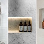shower shelves 12 ideas for including built-in shelving in your shower KAUVRZO