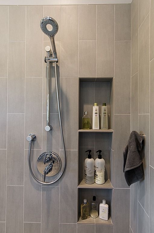 shower shelves contemporary 3/4 bathroom - found on zillow digs. what do you think? QVZOYZF