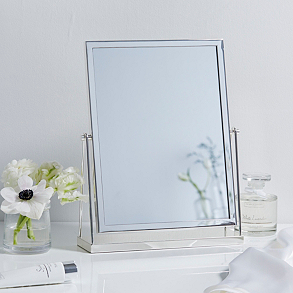 silver plated dressing table mirror WOUTLZC