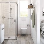small bathroom design 4. add a seamless glass shower door to your small bathroom FFRKFZY