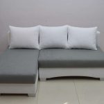 Small Corner Sofa small corner sofa bed picco, white/ dk grey suedline fabric EGTCATL