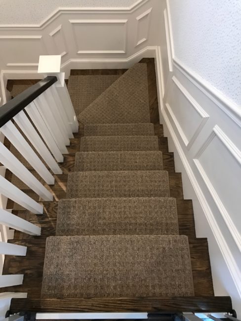 stair carpet prestige mills, cliffside, indigo EMSYVEZ