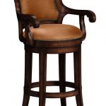 Swivel Bar Stools With Arms wood swivel bar stools with arms VPDJWFW