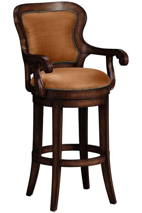 Swivel Bar Stools With Arms wood swivel bar stools with arms VPDJWFW