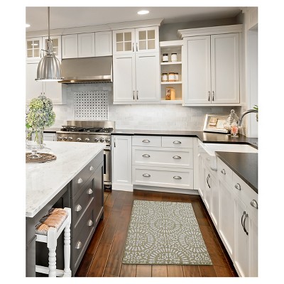 tan medallion kitchen rugs - threshold™ : target DTZITSQ