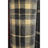 tartan carpet remnants burts midas tartan grey cream carpet remnant (5.9m x 4m) QPRCZTP