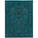 teal area rug home decorators collection overdye teal 10 ft. x 12 ft. area rug IPWMQKR